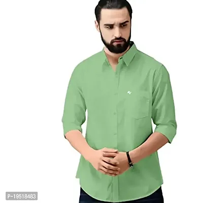 Stylish Fancy Cotton Blend Long Sleeves Casual Shirts For Men