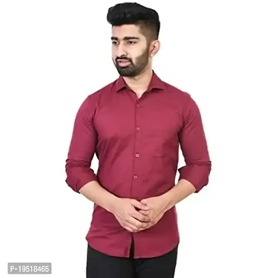 Stylish Fancy Cotton Blend Long Sleeves Casual Shirts For Men-thumb0