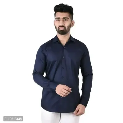 Stylish Fancy Cotton Blend Long Sleeves Casual Shirts For Men-thumb0