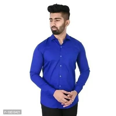 Stylish Fancy Cotton Blend Long Sleeves Casual Shirts For Men