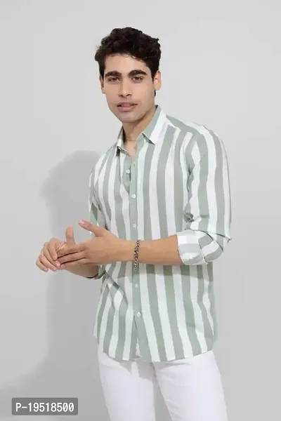 Stylish Fancy Cotton Blend Long Sleeves Casual Shirts For Men