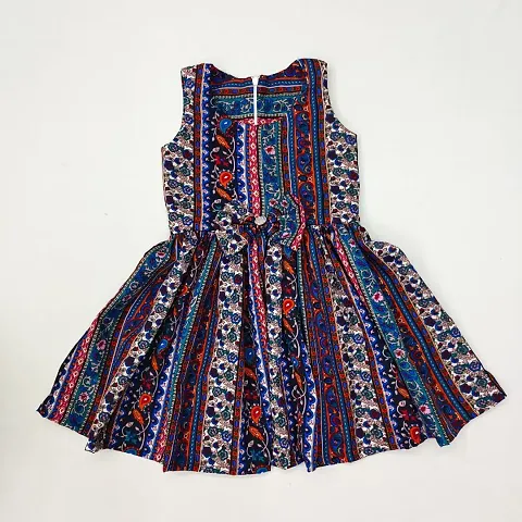 Cute Crepe A-Line Dress 