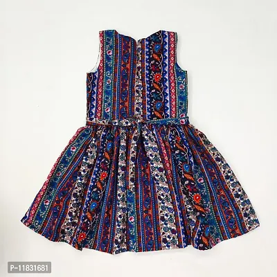 Girls Kids Floral Printed  Frocks Dress.-thumb2