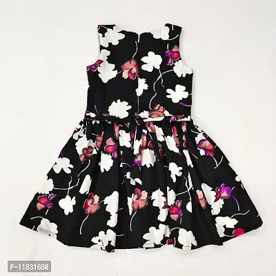 Girls Kids Floral Printed  Frocks Dress.-thumb2