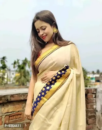 Latest designer erode silk saree| Plan silk saree with moti blouse piece