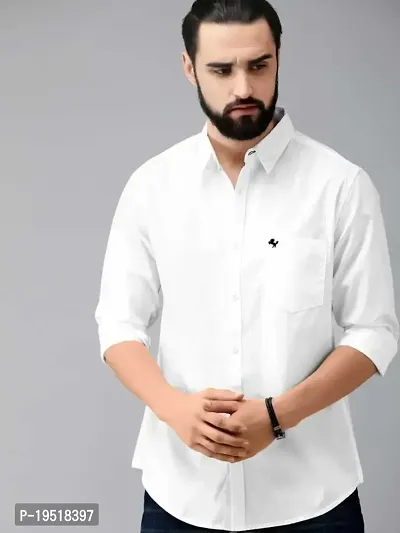 Stylish Fancy Cotton Blend Long Sleeves Casual Shirts For Men