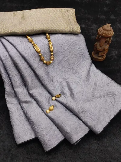 Dailywear Art Silk Printed Sarees with Blouse piece