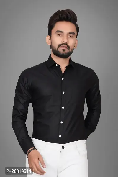 Stylish Fancy Cotton Blend Long Sleeves Casual Shirts For Men
