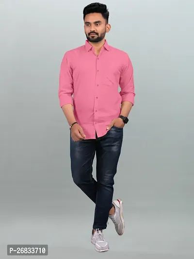 Stylish Fancy Cotton Blend Long Sleeves Casual Shirts For Men-thumb4