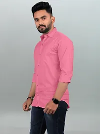 Stylish Fancy Cotton Blend Long Sleeves Casual Shirts For Men-thumb4