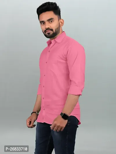 Stylish Fancy Cotton Blend Long Sleeves Casual Shirts For Men-thumb5