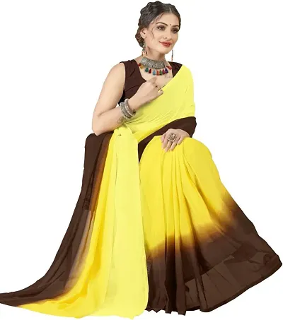 Elegant Chiffon Saree with Blouse piece 