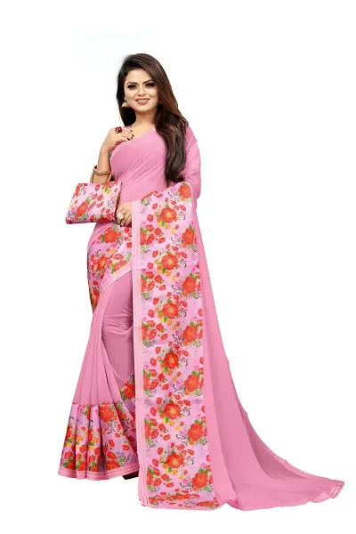 Beautiful Art Silk Sarees With Blouse Piece