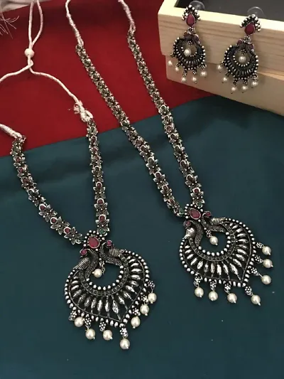 Traditional Silver Alloy Imitation Jewellery Sets for Women