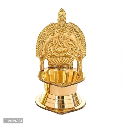 Brass Kamakshi Oil Diya (Gold_ 9 cm X 6 cm X 5 cm)-thumb3