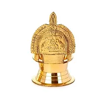 Brass Kamakshi Oil Diya (Gold_ 9 cm X 6 cm X 5 cm)-thumb3