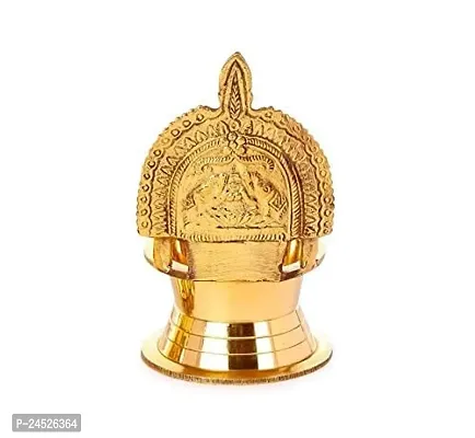 Brass Kamakshi Oil Diya (Gold_ 9 cm X 6 cm X 5 cm)-thumb4