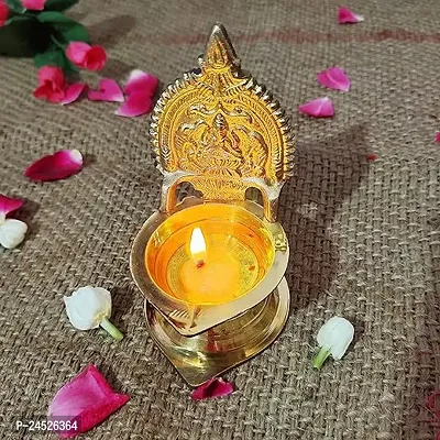 Brass Kamakshi Oil Diya (Gold_ 9 cm X 6 cm X 5 cm)-thumb5
