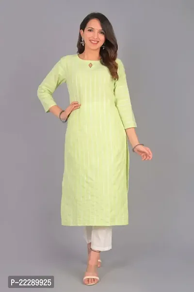 Stylish Women Cotton Kurta Pack of 1-thumb0