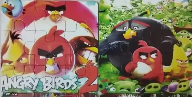 Kidzo Corner Angry Bird 4 in 1 Jigsaw Puzzle for Kids(36 Pieces)