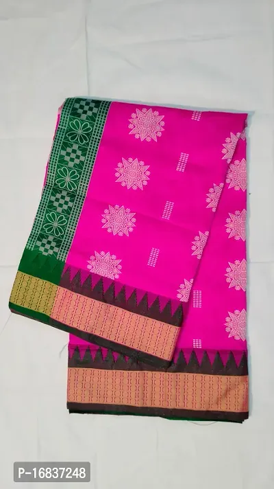 Classic Art Silk Printed Saree with Blouse piece