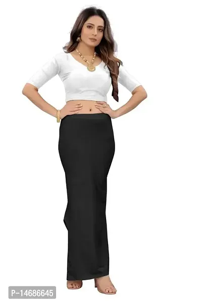 Buy NAMYA Women's Cotton Lycra Saree Shapewear Cum Fleece for Causal  Wear-Silhoutee Online In India At Discounted Prices