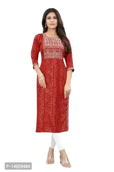 Bandhani long hot sale kurtis