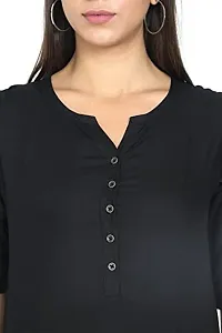 IGYNE Womens Solid Rayon Shirt-thumb3