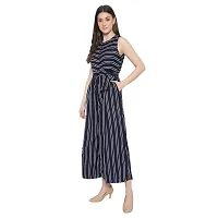 Stylish Crepe Printed Basic Jumpsuit For Women-thumb3