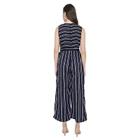 Stylish Crepe Printed Basic Jumpsuit For Women-thumb1