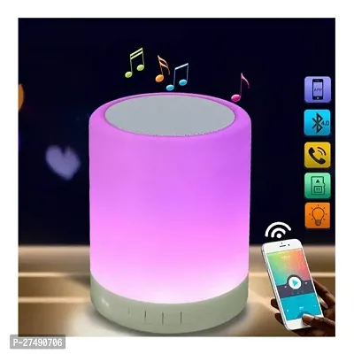 Smart Touch Mood Lamp Bluetooth Speaker ( PACK OF 1 )-thumb0