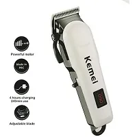 Kemei KM-809 A Rechargeable Cum Electric Hair Clipper-thumb2