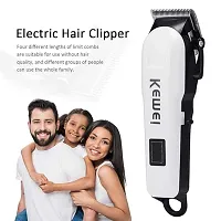 Kemei KM-809 A Rechargeable Cum Electric Hair Clipper-thumb3