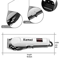 Kemei KM-809 A Rechargeable Cum Electric Hair Clipper-thumb4