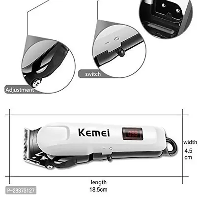 Kemei KM-809 A Rechargeable Cum Electric Hair Clipper-thumb5