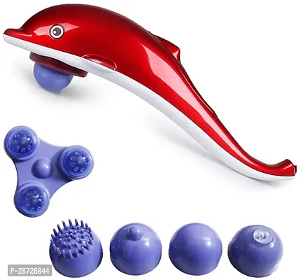 Dolphin Handheld Body Massager for Pain Relief with Powerful Vibration-thumb2