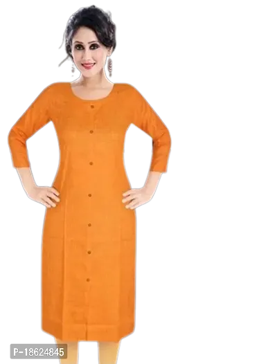 Classic Cotton Solid Kurtis for Women's