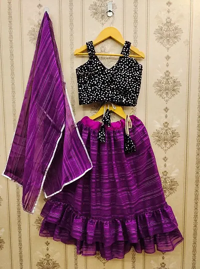 Trendy Lehanga Choli Set for Girls