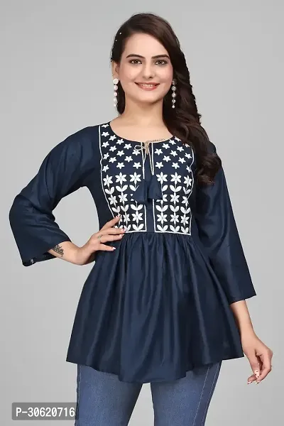 Trendy Embroidered Top for Women