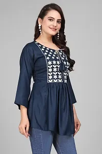 Trendy Embroidered Top for Women-thumb1