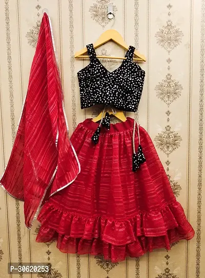 Trendy Lehanga Choli Set for Girls-thumb0