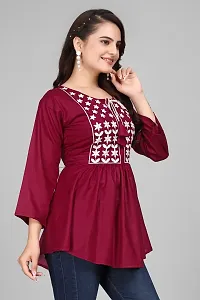 Trendy Embroidered Top for Women-thumb1