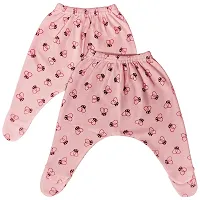Roll Over Image to Zoom in Kids and BEBS (Random) Color Cotton Pyjama/Legging- Regular Fit Pants/Pajama Track Pants with Rib for Unisex Kids Boys and Girls (9-12 Months)-thumb2