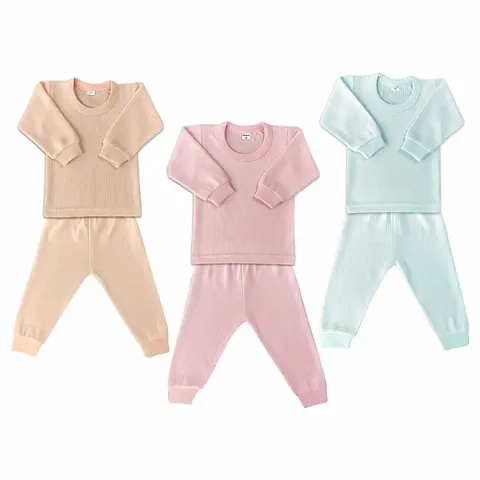 Warm Thermal Winter Wear for new born baby boy and baby girls pack of 3