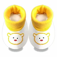KIDS  BEBS Mitten Booties And Cap Set for new born baby boy and baby girls suitable for 0 to 3 months baby.-thumb1