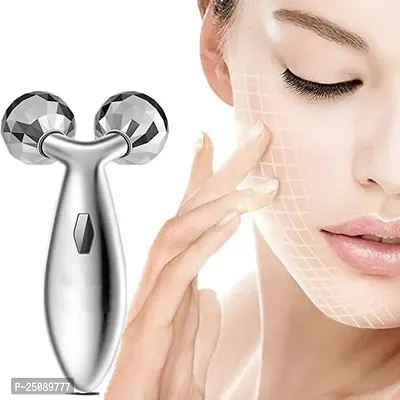 Roller for Puffiness, Anti-Ageing, Blood Circulation  Pain Relief  Skin Lifting 3D Face Massager For Face, Neck  Body-thumb0