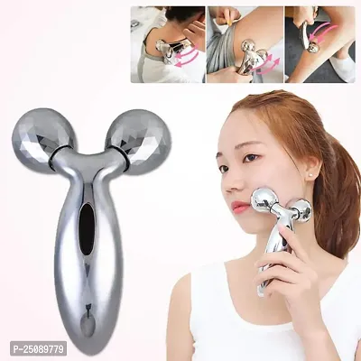 Roller for Puffiness, Anti-Ageing, Blood Circulation  Pain Relief  Skin Lifting 3D Face Massager For Face, Neck  Body