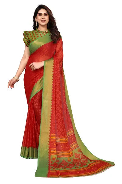 Elegant Silk Saree with Blouse piece