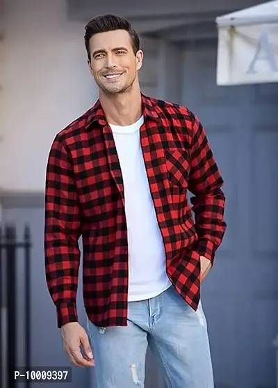 Reliable Multicoloured Cotton Checked Long Sleeves Casual Shirts For Men