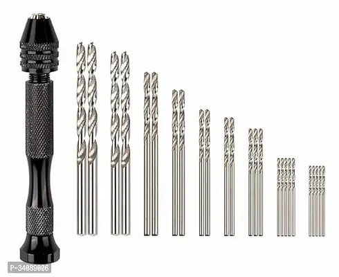 Hand Drill Set Precision Pin Vise with 25 Pieces Twist Drill